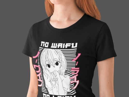 T-shirt No waifu No laifu